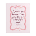 'Fearfully and Wonderfully Made' Wall Art Print