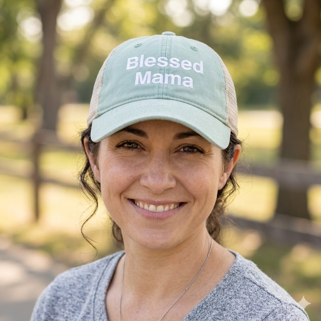Blessed Mama Trucker Hat